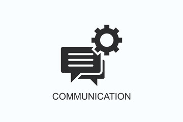 Communication Icon Or Logo Isolated Vector Illustration