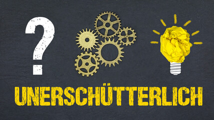 Obraz premium unerschütterlich 