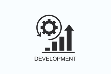 Development Icon Or Logo Isolated Vector Illustration