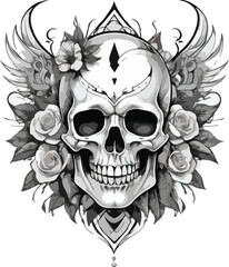 skull and crossbones tattoo