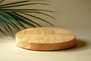 Natural Wooden Display Stand