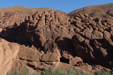 a large rock formation
