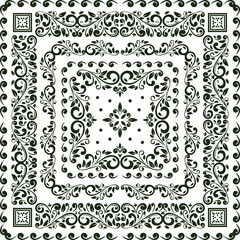 Beautiful flower art and mandala vector design
