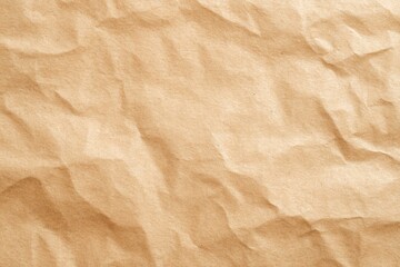 Brown Crumpled Paper Texture Background