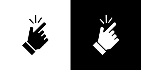 Easy icon flat vectors set. black and white