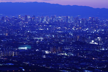 大阪平野夜景