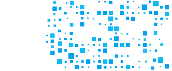 Vector blue geometric squares technology pattern design