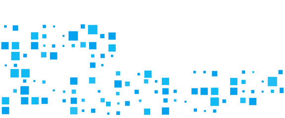 Vector blue geometric squares technology pattern design