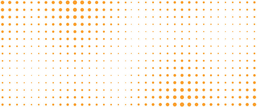 Vector abstract blue halftone grid geometric technology pattern design