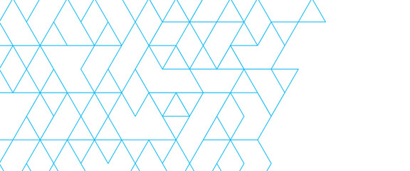 Vector modern geometric abstraction with lines and dots technology background
