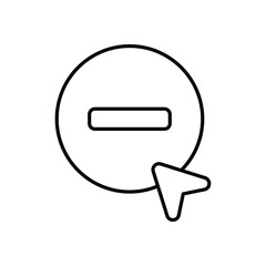 Minus  Vector icon