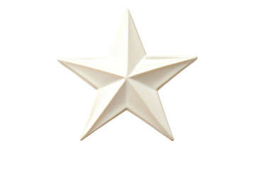 Obraz premium a white star is on a white background