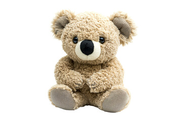 Obraz premium a teddy bear sitting on a white surface