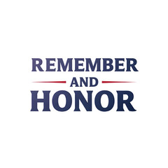 Fototapeta premium A Memorial Day graphic, highlighting the USA flag fluttering with accompanying text