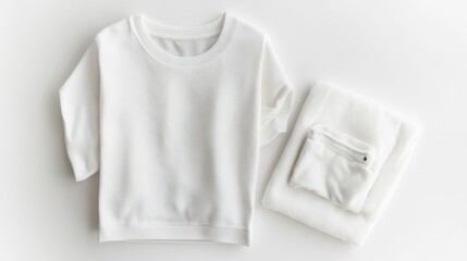 White children's clothing set