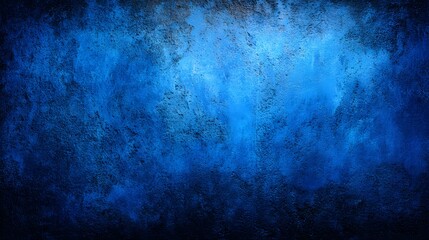 Obraz premium A dramatic textured blue background ideal for website banners, posters, and design projects showcasing a deep, rich, and vibrant color palette.