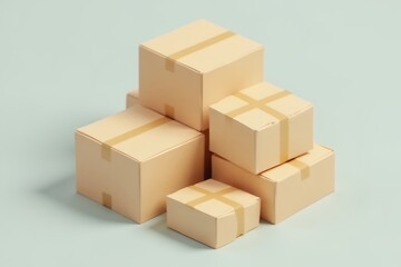 shipping-boxes-stack-delivery-parcel-ecommerce-logistics-packaging-online-shopping