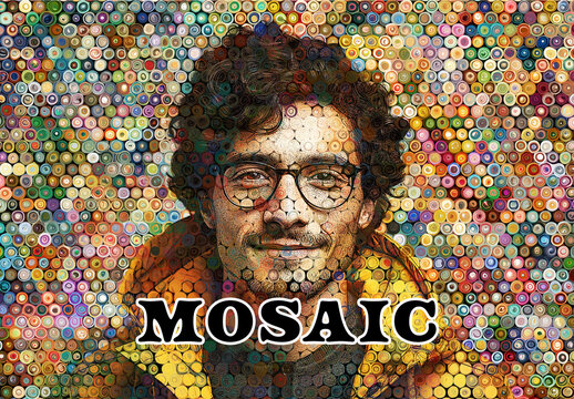 Mosaic Photo Effect