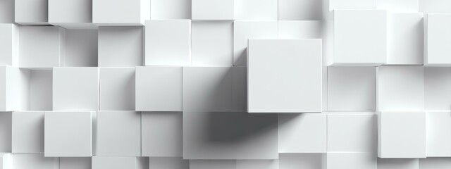 Abstract Geometric Cube Pattern Background Design