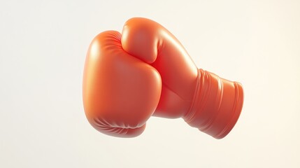 Orange boxing gloves