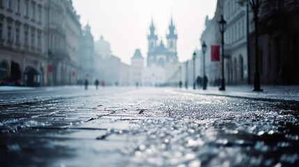 Ballet dancer rests thoughtfully on the floor, adjusting her pointe shoes amidst an aura of contemplation and grace.