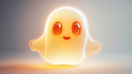 Cute Ghost, Studio Lighting, Halloween