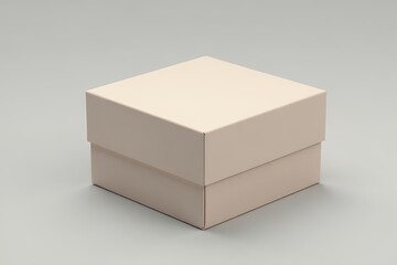 Fototapeta premium Blank-gift-box-packaging-mockup-product-display-isolated-studio-shot