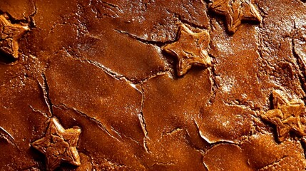 Brown gingerbread texture ideal for overlays. 