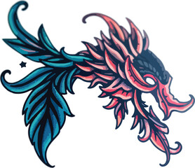 vector illustration of a tattoo