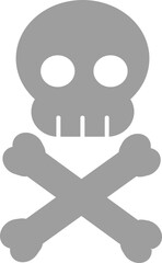 skull icon, skull and crossbones, danger sign