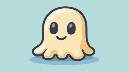 Cute Ghostly Creature Illustration