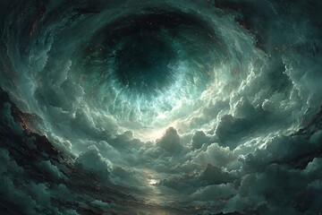 Celestial gateway to unknown heavenly realm