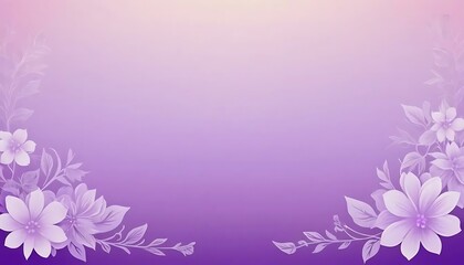 Fototapeta premium Delicate purple floral arrangement with soft light creates a serene and peaceful mood and effect.