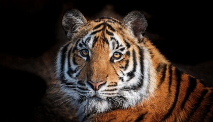 Naklejka premium close up portrait of a bengal tiger