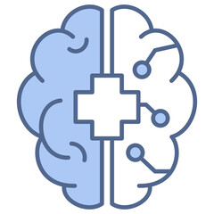 Fototapeta premium Medical Image Blue Icon