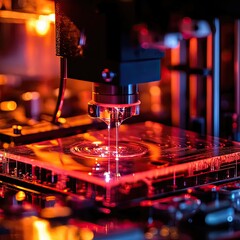 Liquid metal cooling systems for high-energy devices using innovative liquid metals to efficiently dissipate heat in high-performance electronics, enhancing device longevity and performance.