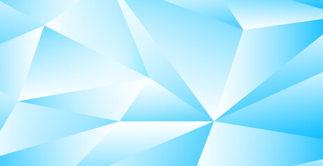 Abstract Blue Polygon Pattern Background. Geometric. Technology Wallpaper. Banner. Vector Illustration