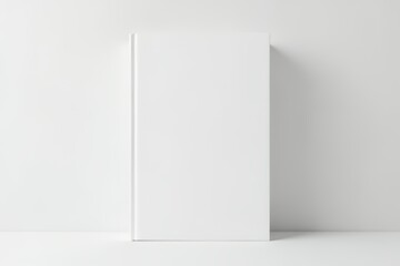 Book-mockup-white-cover-shelf-product-display-branding-template-minimal-design