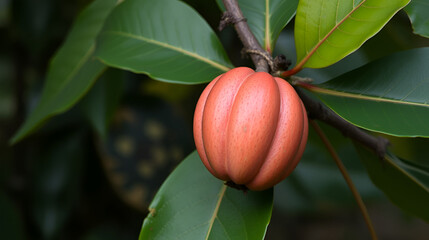 Antiroba seed (Carapa guianensis) of the Meliaceae family. Amazonas, Brazil.