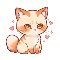 Obraz premium Charming Orange Kitten