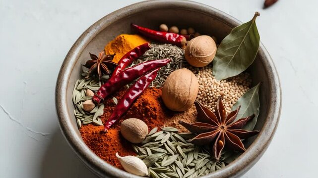 Lively spices for flavor mix