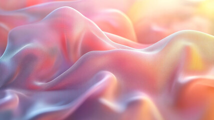 abstract fractal background with flowers