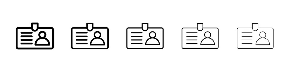 Security badge icon symbol pictogram. stroke designs.