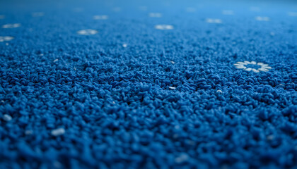 Obraz premium glistening azure carpet backdrop, textured wallpaper, vintage. with white shades