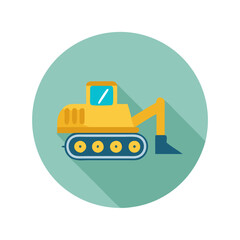  Construction Bulldozer Icon for Projects