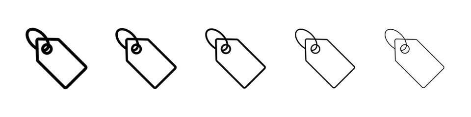 Price tag icon symbol pictogram. stroke designs.