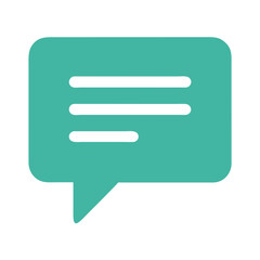  Modern Chat Bubble Icon for Messaging