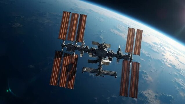 International Space Station in outer space