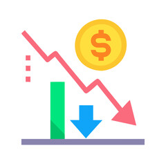  Creative Deflation Graphic Icon