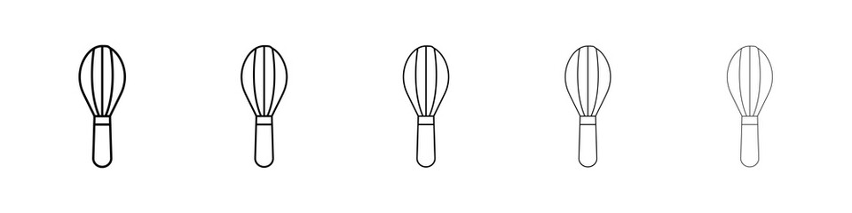 Beater icon symbol pictogram. stroke designs.